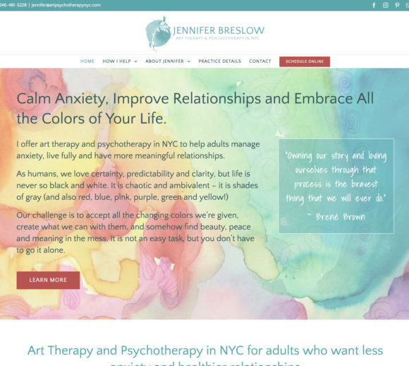 Art Therapy & Psychotherapy in NYC