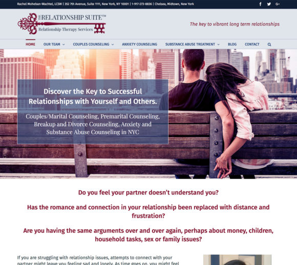 Therapist Website Design | Relationship Suite