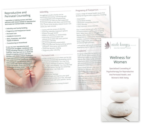 Brochure to Promote Women's Health Practice