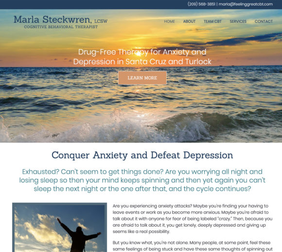 Therapist Website Design | Marla Steckwren